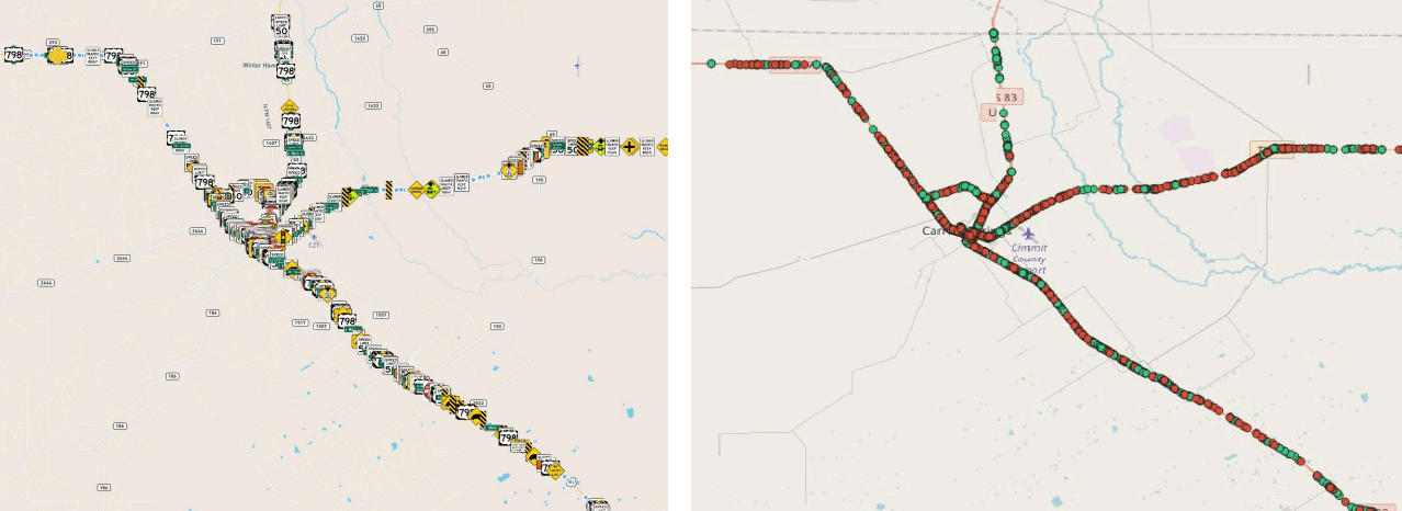 DETAILED SIGN INVENTORY BASED ON ASSET DATA EXPORTED FROM DIGITAL SURVEYOR